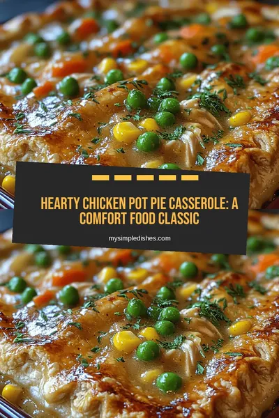 Hearty Chicken Pot Pie Casserole: A Comfort Food Classic