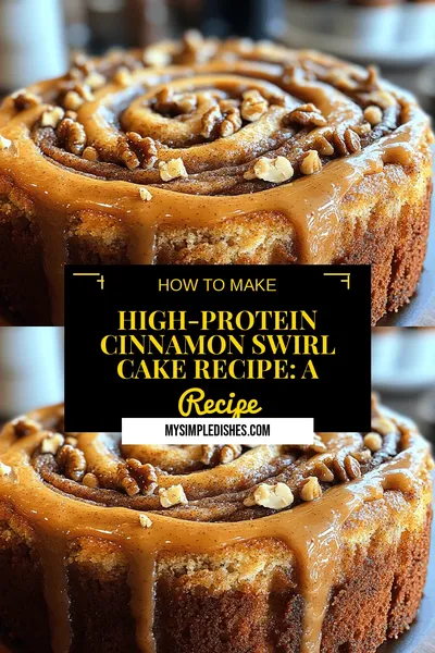 High-Protein Cinnamon Swirl Cake Recipe: A Delicious and Nutritious Delight