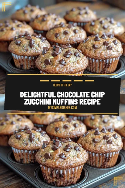 Delightful Chocolate Chip Zucchini Muffins Recipe
