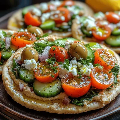 Mediterranean Delight Flatbread Sandwich: A Flavorful Journey