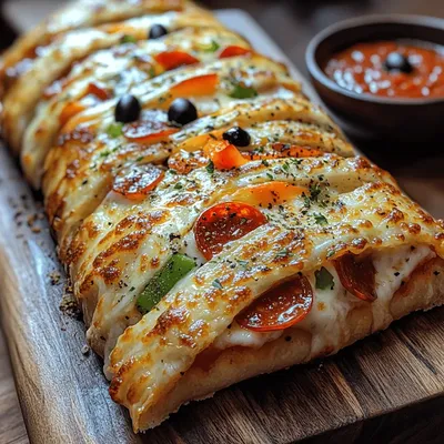 Sizzling Savory Stromboli: A Flavorful Twist on a Classic Snack
