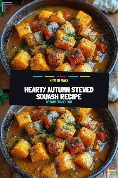 Hearty Autumn Stewed Squash Recipe