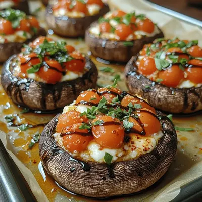 Fresh Caprese Stuffed Portobellos: A Delectable Delight for Every Occasion