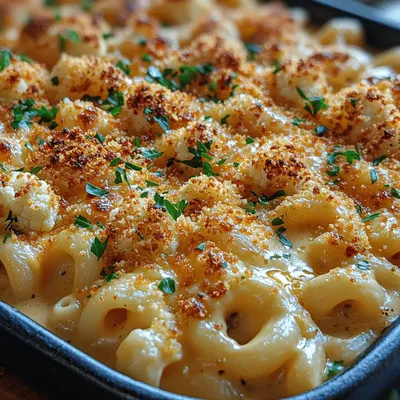 Cheesy Cauliflower Delight Mac & Cheese: A Healthy Twist on Comfort Food