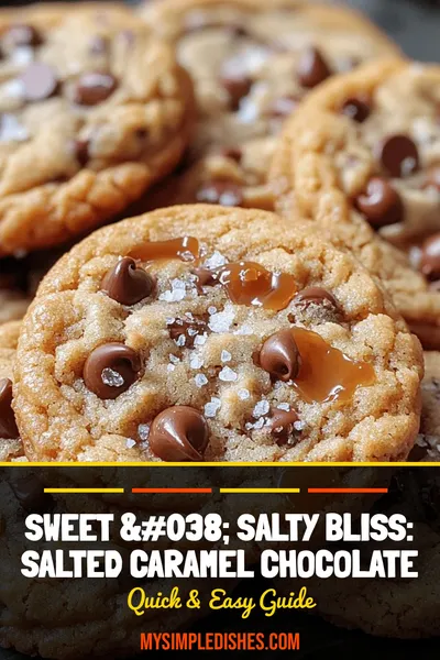 Sweet & Salty Bliss: Salted Caramel Chocolate Cookies
