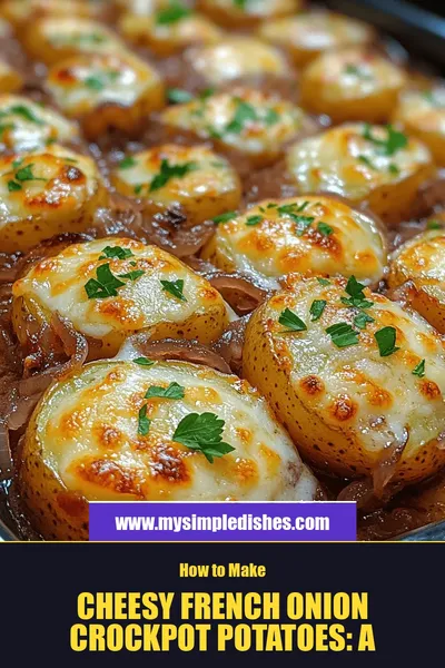 Cheesy French Onion Crockpot Potatoes: A Comfort Food Delight