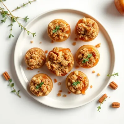 Caramel Apple Crisp Bites