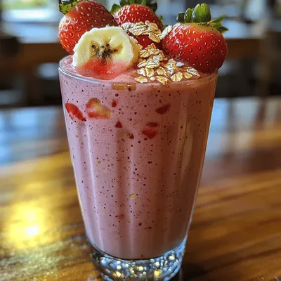 Strawberry Banana Oat Smoothie Recipe: A Wholesome Start to Your Day