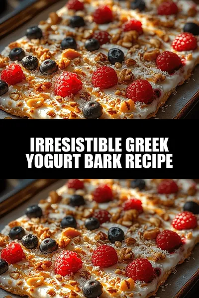 Irresistible Greek Yogurt Bark Recipe