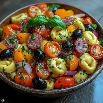 Antipasto Tortellini Pasta Salad: A Flavorful Italian Delight