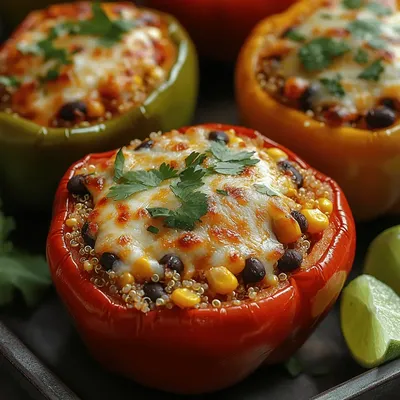 Tex-Mex Fiesta Stuffed Peppers Recipe