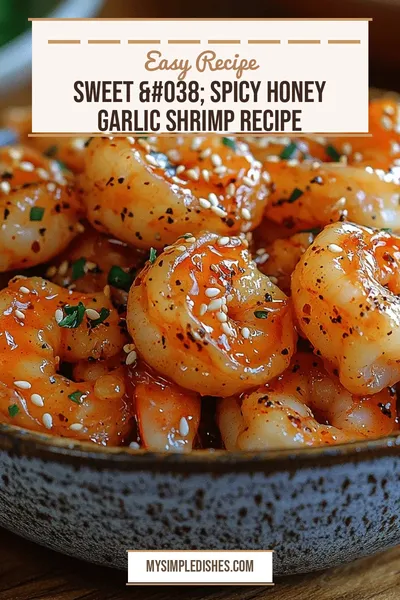 Sweet & Spicy Honey Garlic Shrimp Recipe