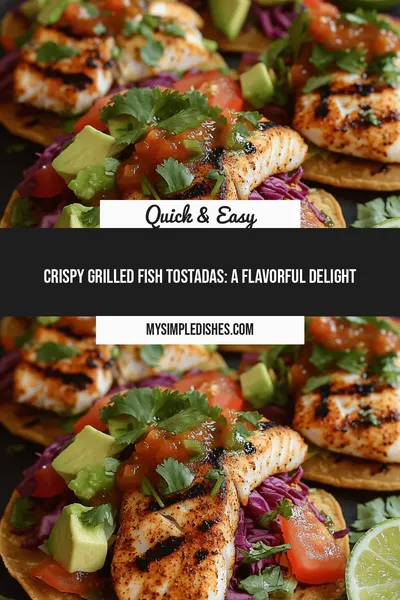 Crispy Grilled Fish Tostadas: A Flavorful Delight