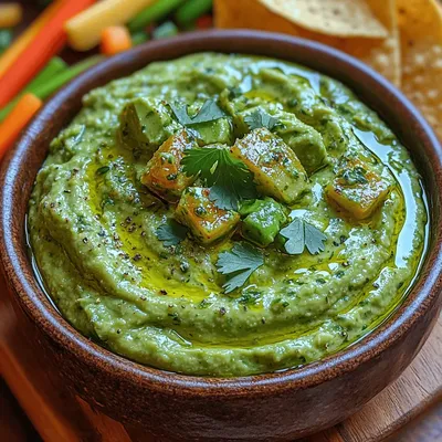 Creamy Avocado Cilantro Dip Recipe