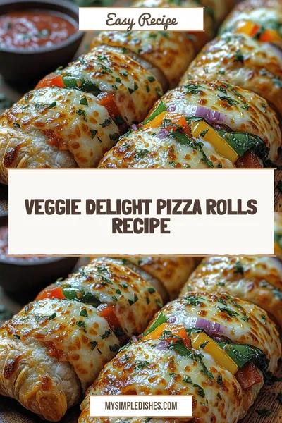 Veggie Delight Pizza Rolls Recipe