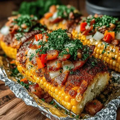 Sweet Corn & Bacon Foil Packets Recipe