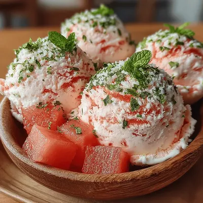 Grilled Watermelon Ice Cream Recipe