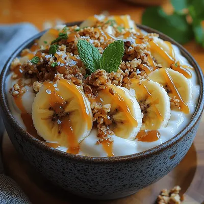 Salted Caramel Banana Yogurt Bowl: A Deliciously Nutritious Recipe