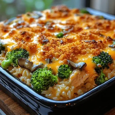 Cheesy Chicken Broccoli Rice Delight: A Comforting Family Meal