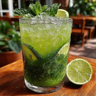 Crisp Minty Limeade Slushie Recipe
