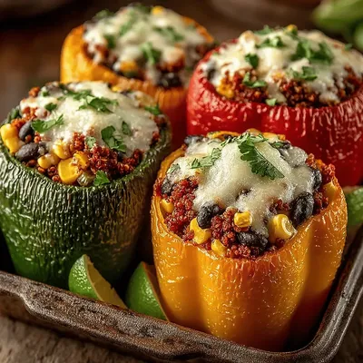 Colorful Stuffed Fruit Bell Peppers: A Flavorful Delight