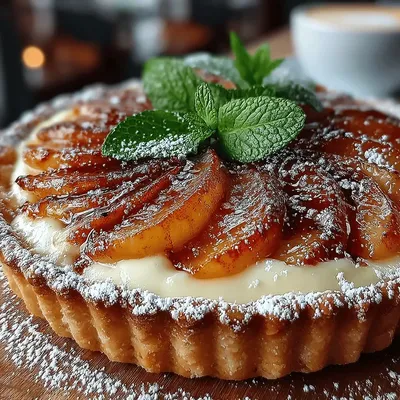 Delicate Pear & Vanilla Bean Bliss Tart