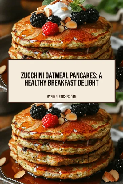 Zucchini Oatmeal Pancakes: A Healthy Breakfast Delight