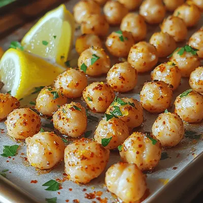 Zesty Lemon Garlic Roasted Chickpeas: A Healthy Snack Reimagined