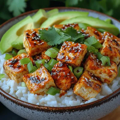Crunchy Chili Tofu Rice Bowls: A Flavorful Adventure