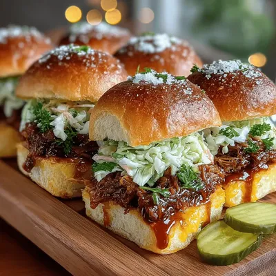 Tangy BBQ Jackfruit Sliders