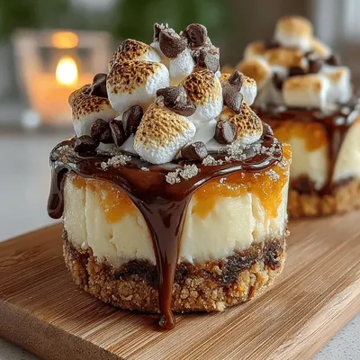 No-Bake S’mores Cheesecake Jars