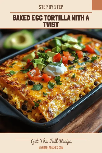 Baked Egg Tortilla with a Twist