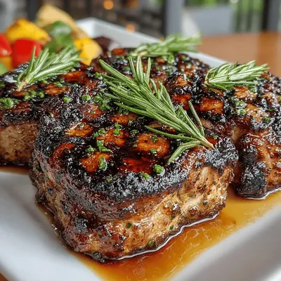 Maple Dijon Grilled Pork Chops