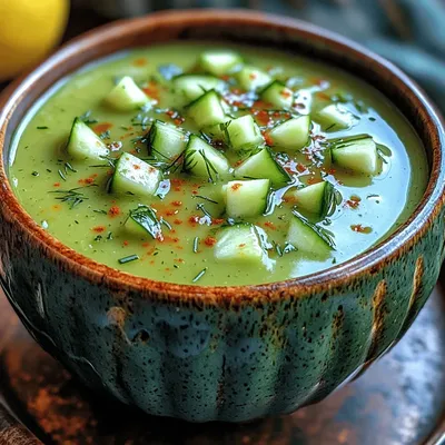 Refreshing Vegan Creamy Cucumber Soup: A Chill Delight for Any Season