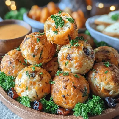 Savory Air Fryer Stuffing Balls