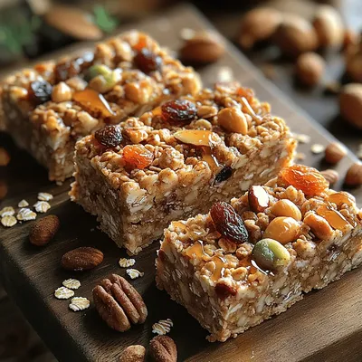 Nutty Maple Crunch Oatmeal Breakfast Bars