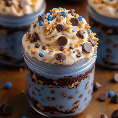 Delightful Cookie Monster Cake Jars: A Whimsical Dessert Experience