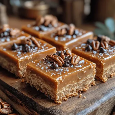 Decadent Salted Caramel Butter Bars: A Sweet Indulgence
