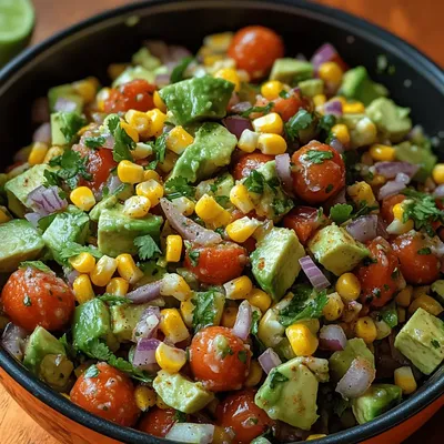 Zesty Avocado Corn Salsa