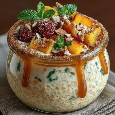 Peachy Keen Overnight Oats Recipe
