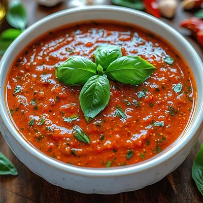 Roasted Red Bliss: Creamy Roasted Pepper Sauce