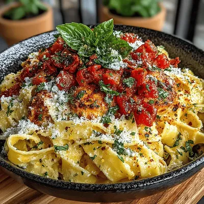 Creamy Tomato Basil Delight: A Flavorful Pasta Recipe