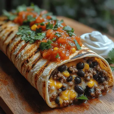 Cheesy Beefy Melt Burrito: A Comforting Delight