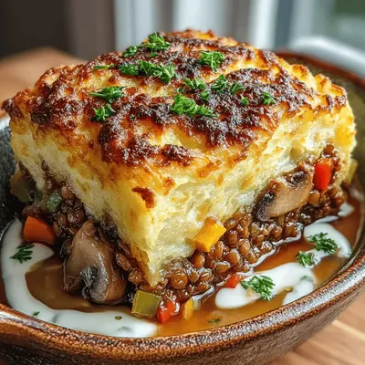Savory Vegetable and Lentil Shepherd’s Pie Recipe