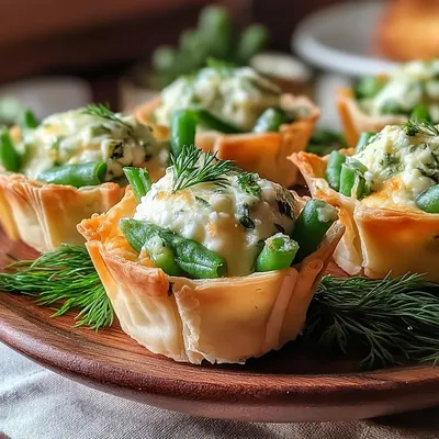 Family-Delight Green Bean and Herb Cups