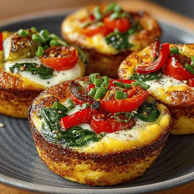 Crispy Veggie Egg Muffin Cups Recipe