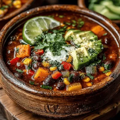 Hearty Harvest Crockpot Veggie & Bean Chili
