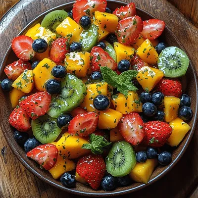 Heavenly Honey Lime Fruit Salad Recipe