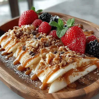 Sweet Apple Nachos with Granola Topping: A Delicious and Nutritious Snack