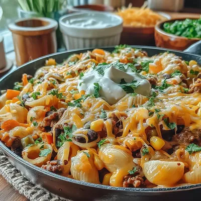 One-Pan Taco Bliss Pasta: A Deliciously Simple Recipe for Busy Weeknights